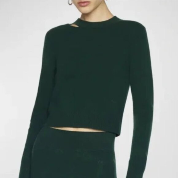 Frame Cashmer Dark Green Sweater - Picture 10 of 10